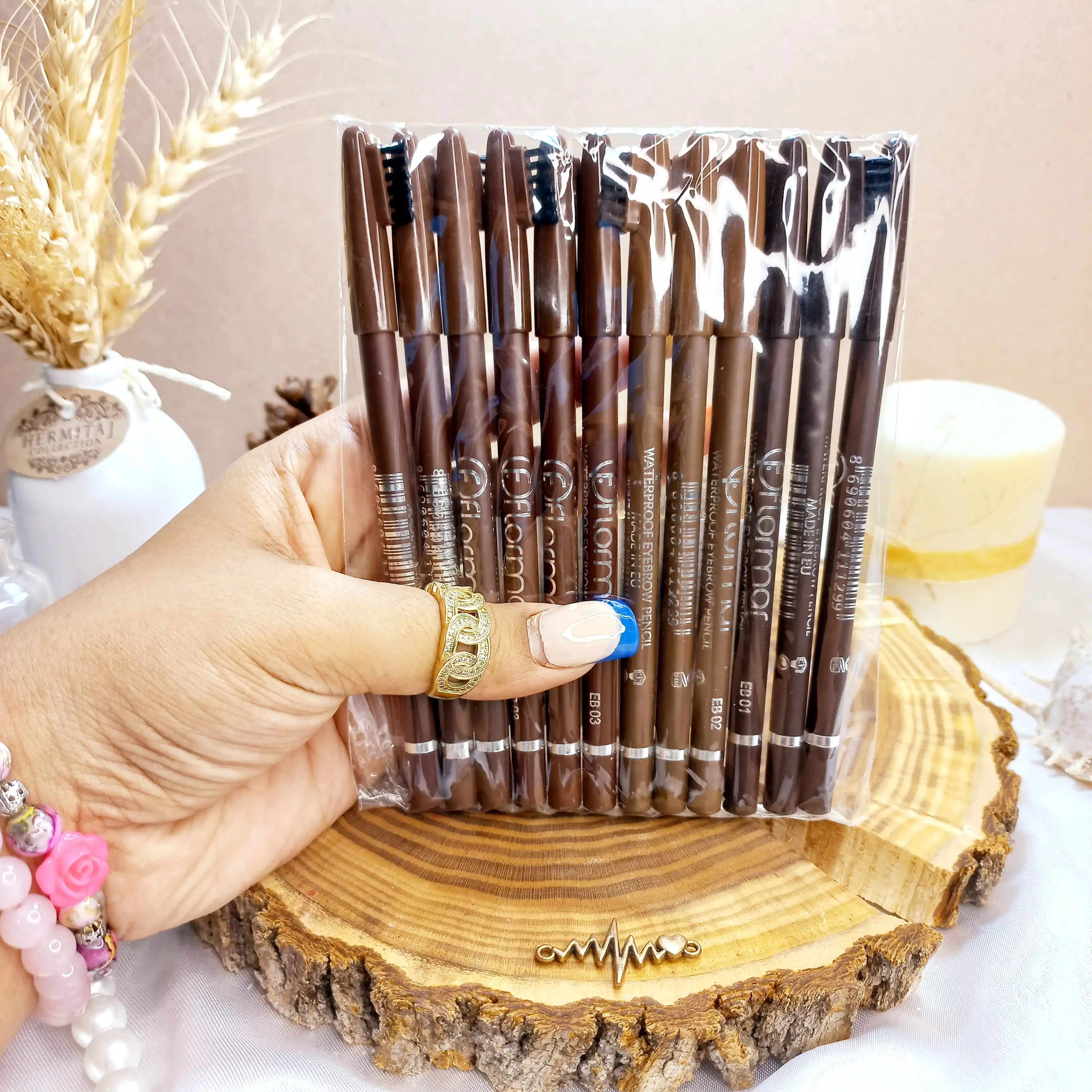 مداد ابرو ارجینال فرچه دار فلورما Florma original