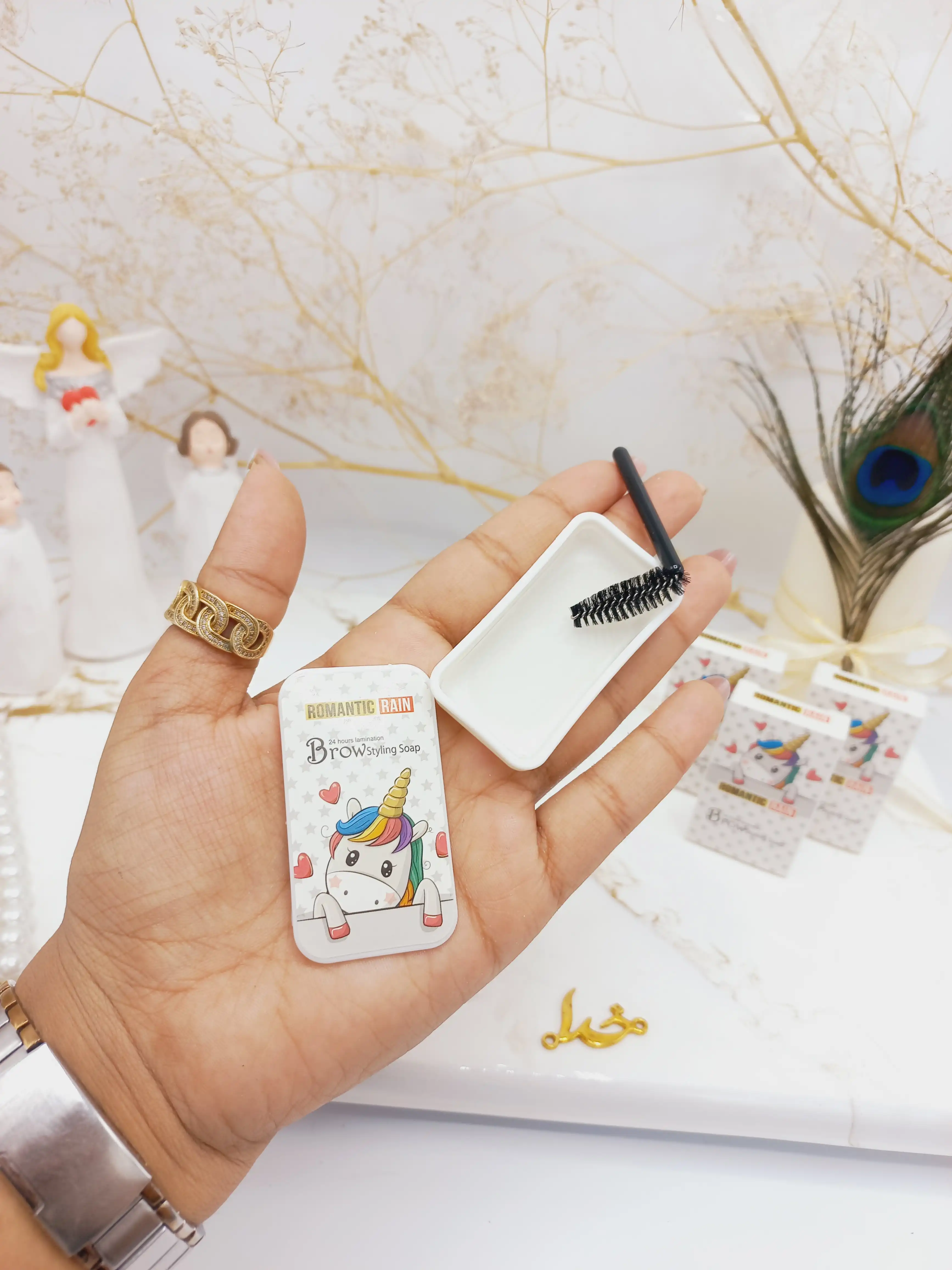 صابون لیفت ابرو 4 بعدی حرفه ای رومانتیک رین ROMANTIC RAIN کد Y185