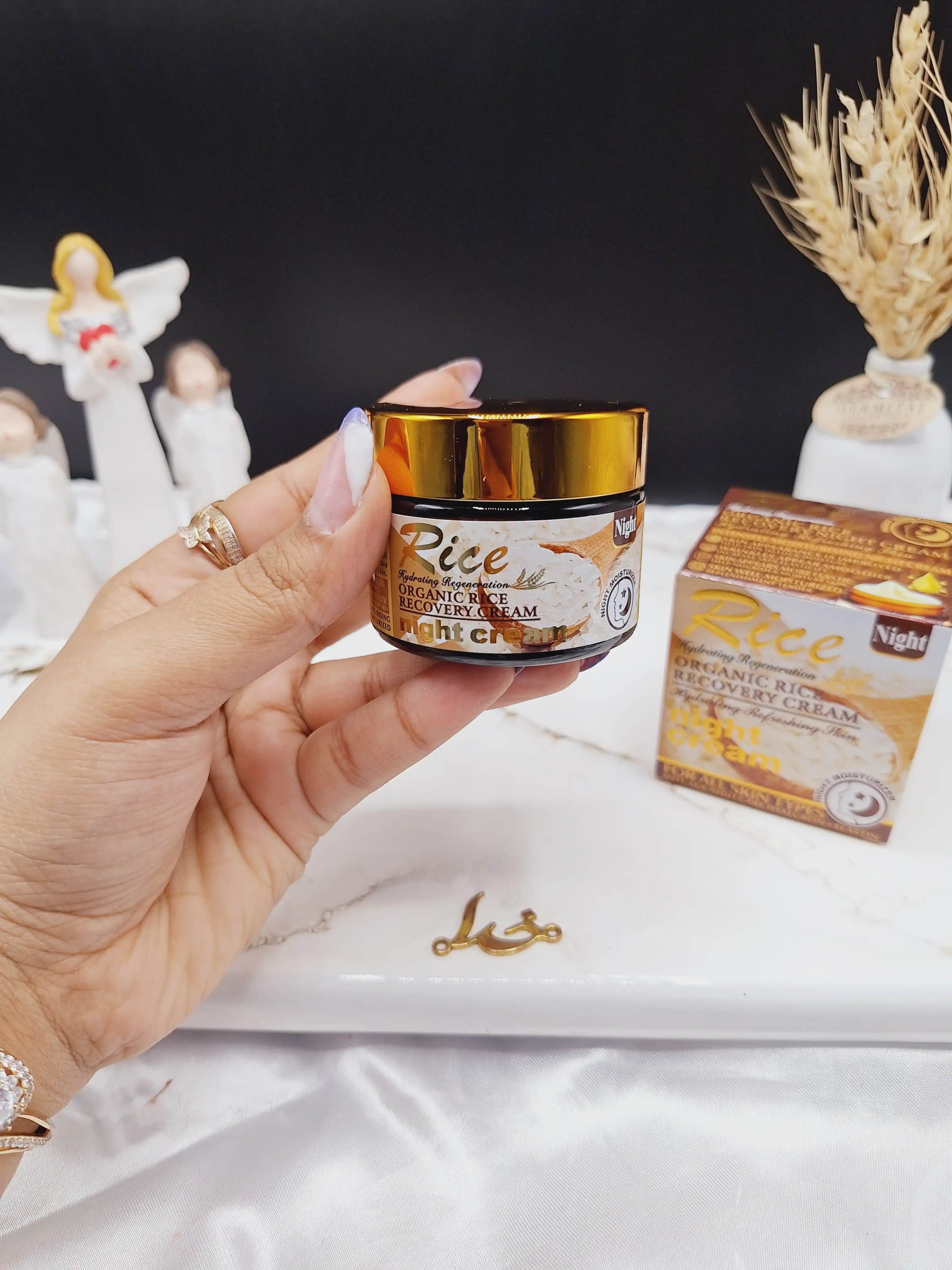 کرم شب برنج بازسازی کننده و ضد چروک وکالی اصلی WOKALI کد WKL 746