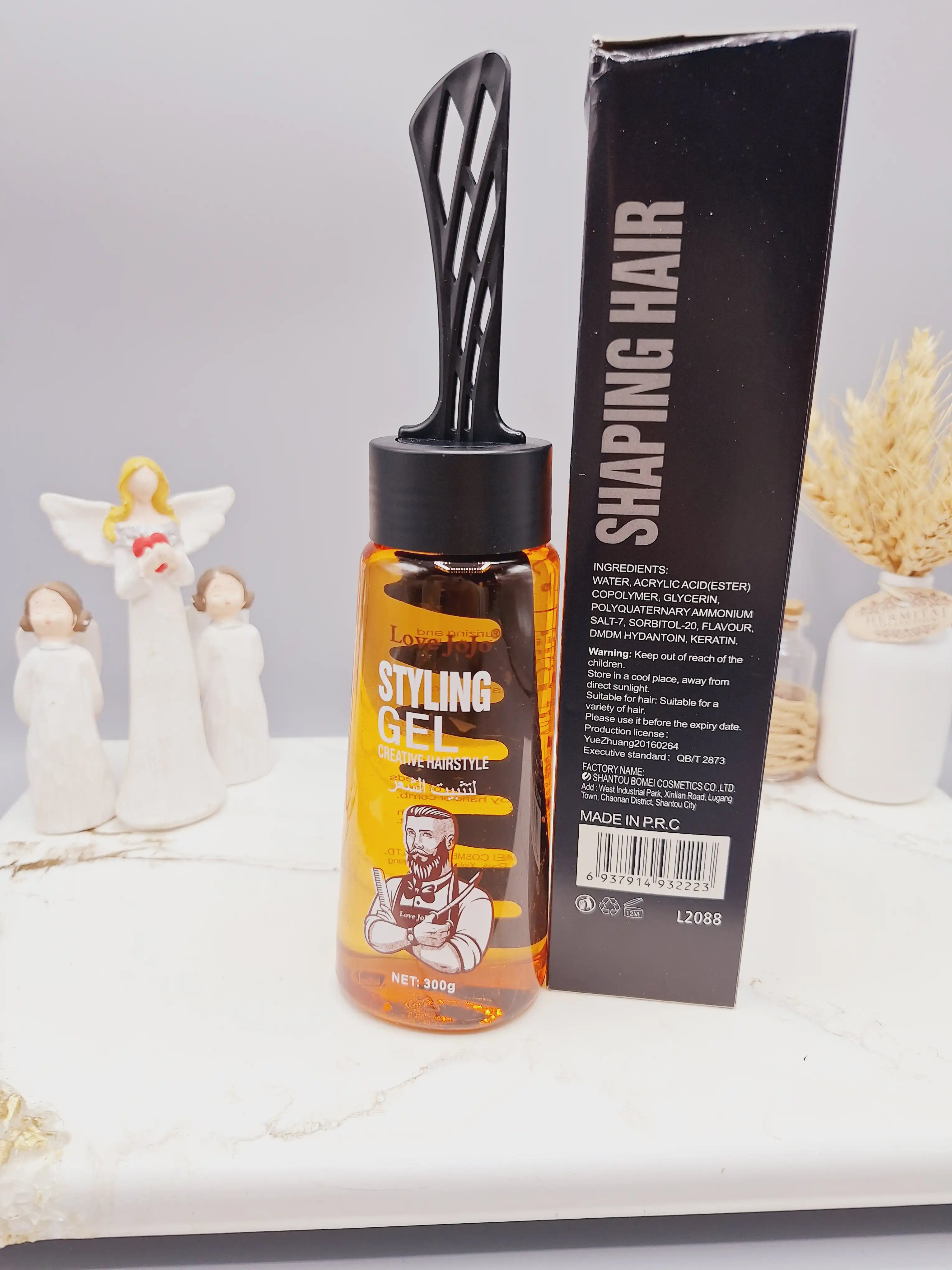 ژل حالت دهنده مو شانه دار مردانه برند لاو جوجو کد L2088